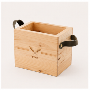 Premium Handcrafted Wooden Cutlery Holder & Spoon Stand For <b>Kitchen</b> Dining Table Multi-Compartment Solid Wood Flatware <b>Caddy</b> - Product Image 2