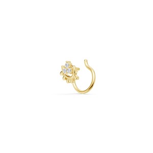 Anneau de nez en or 9 carats avec diamant, le plus vendu, pour femme, bijou de piercing pour le quotidien et les occasions spéciales - Product Image 3