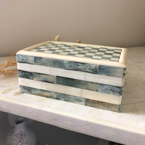 Caja de Joyería para Mujer y Niña, con Incrustaciones de Hueso, Caja de Almacenamiento de Joyas, Caja Decorativa para el Hogar, para Guardar Objetos - Product Image 3