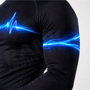 Wholesale Price Men Rash Guard Fitness Wear Men Rash Guard Long Sleeves Men Rash Guard Made In Pakistan - Product Image 5