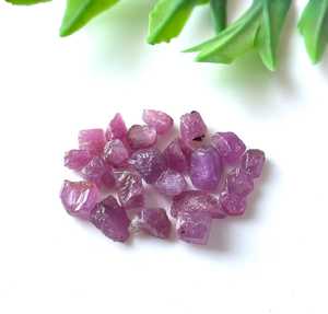 Rubis naturel brut, pierre précieuse, corindon rose-rouge, cristal non traité, pierre de naissance de juillet, pour la fabrication de bijoux, vente en gros - Product Image 4