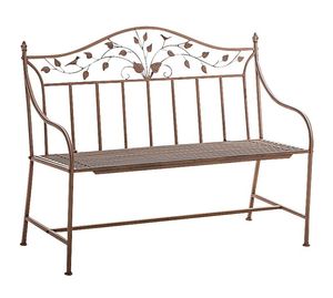 Nuevo Banco de Jardín Doble de Metal Estilo Victoriano Moderno para Patio, Villa, Jardín, Parque, Hotel, con Respaldo - Product Image 1