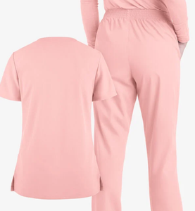 Ensemble de blouses médicales unisexe faciles à porter avec poches discrètes, résistant aux liquides, écologique, respirant, détection des aiguilles, délai de livraison d'échantillons de 7 jours, OEM - Product Image 4