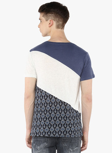 Camiseta Casual de Manga Corta para Hombre, Cuello en V, un Solo Botón, Transpirable, de Algodón Popelina, para Otoño, Corte Shaheen - Product Image 4