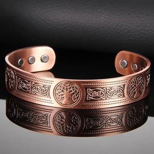 Boutons de manchette en cuivre poli pour hommes et femmes, unisexe, modernes, spirituels, cadeau personnalisable pour lui/elle - Product Image 2