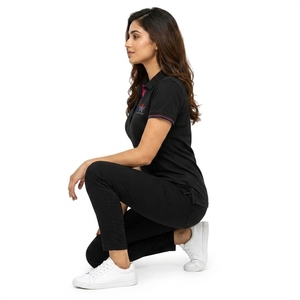 Fabric Custom Printing Flexible Sizing Exclusive <b>Women</b> <b>Polo</b> T-Shirt Premium Quality Apparel with Comfortable Fit Durable - Product Image 3