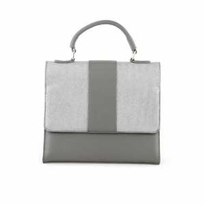 Sac à bandoulière gris décontracté pour femme P55692 - Product Image 3