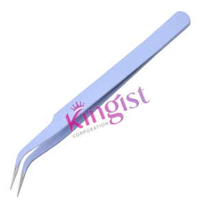Ensemble de pinces à cils en acier inoxydable de haute qualité, 4 pièces, pour extensions de cils, volume, antistatiques et durables - Product Image 3