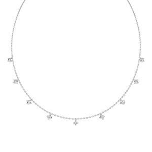 Nuevo Diseño de Collar con Colgante de Diamante Cultivado en Laboratorio de 14K, Corte Redondo, con Cadena, para Venta al Por Mayor - Product Image 2