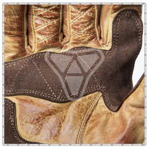 Gants de moto classiques en cuir, longs et courts, unisexes, imperméables, personnalisables, équipement de protection de haute qualité - Product Image 4