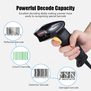 Escáner de Código de Barras Láser 1D Portátil, Interfaz USB, Tecnología CIS, Garantía de 2 Años para Supermercados, Farmacias y Almacenes - Product Image 3