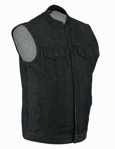 Gilet de moto en jean pour homme Wick - Product Image 1