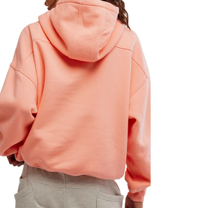 <b>Orange</b> Color Drawstring Oversized <b>Hoodies</b> For Girls Outerwear Long Sleeves Pullover Plus Size Women's Drop Shoulder <b>Hoodies</b> - Product Image 5