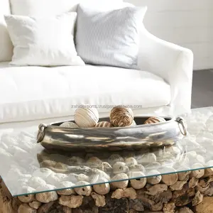 ถาดโลหะทำมือคุณภาพพรีเมียม ดีไซน์ทันสมัย ขอบหรูหรา สำหรับตลาดส่งออก ผู้ค้าส่งรายใหญ่ Zahid Exports - Product Image 2