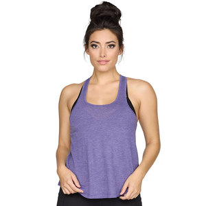 Débardeur court personnalisé à dos nageur et col rond pour femme, idéal pour la gym et la course à pied - Product Image 1