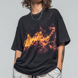 Camisetas HSI Lisas de Corte Holgado al por Mayor, Camisetas Casuales para Hombre Hechas en Pakistán, de Secado Rápido, 100% Algodón, Hechas en Pakistán - Product Image 3