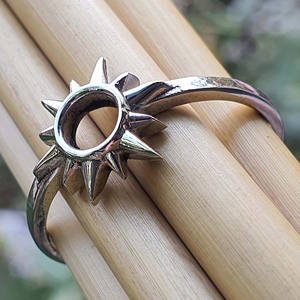 แหวนแต่งงานสเตอร์ลิงเงิน925ของผู้ชายแหวนดวงอาทิตย์ขายดีผ่านการตรวจสอบขายส่งจำนวนมากเครื่องประดับมาใหม่ - Product Image 6