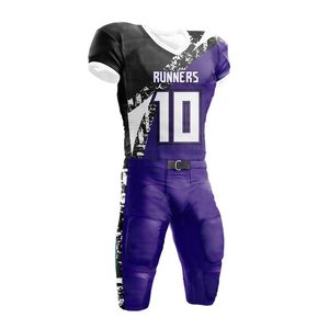 New Design Custom American Football Uniform with Protective Features Lightweight Breathable Design Customized Fabric - Product Image 4