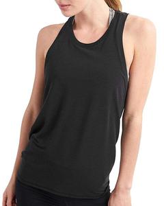 Women's Fitness Yoga Vest Seamless Front Logo Quick-Drying Breathable Sleeveless Sports <b>Blouse</b> Thin Top - Product Image 4