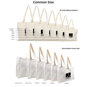 Hot Selling Custom Printed Logo <b>Large</b> Cotton Canvas Tote <b>Shopping</b> <b>Bags</b> Washable Durable Blank Cotton <b>Shopping</b> Canvas Tote <b>Bag</b> - Product Image 5