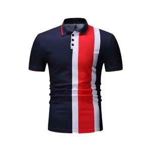 เสื้อเชิ้ตผู้ชาย ผ้าโพลีเอสเตอร์ผสมฝ้าย ระบายอากาศ แห้งเร็ว แขนสั้น ลายเรียบ สำหรับใส่ทำงานหรือลำลอง ผู้ผลิต - Product Image 5