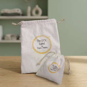 <b>Canvas</b> Potli <b>Bag</b> <b>Drawstring</b> Fabric Pouch for Gift Packaging Wedding Events Festival Celebrations Retail Display and Bulk Orders - Product Image 4