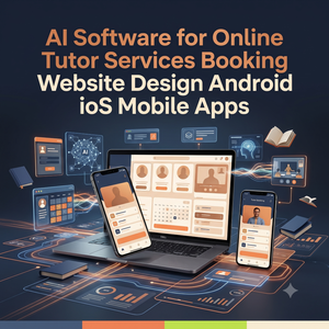 Logiciel ERP CRM IA pour la conception de sites web de réservation de services de tutorat en ligne, applications mobiles Android iOS, WordPress, Shopify, e-commerce - Product Image 2