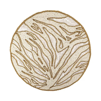 Sets de table en verre perlé Ganges - Lot de 2 par Blossom Craft India