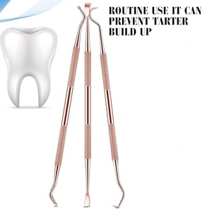 Dental Tooth Cleaning Scaler Scraper Double Ended for Plaque Calculus Tartar Removal Dental Hygiene Tool ISO Approved - Product Image 4