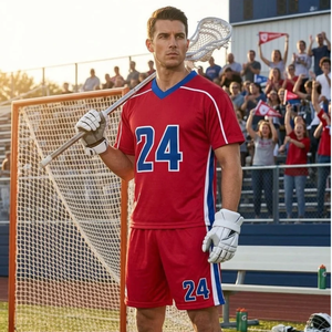Custom Lacrosse Jerseys Uniforms <b>Women</b> and Men Latest Design Blank Hockey Football Lacrosse Jersey Box Fit Style Practice <b>Shirt</b> - Product Image 2