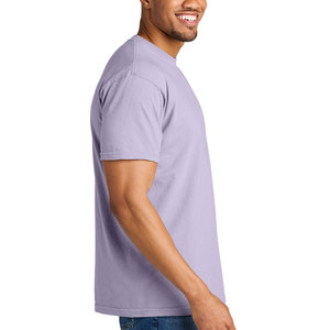 T-shirt personnalisé pour homme, uni, décontracté, basique, à manches courtes, coupe ajustée, t-shirt de haute qualité 100% coton pour homme - Product Image 3
