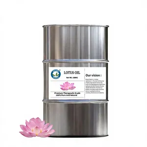 Customized Packaging 2 KG Lotus <b>Oil</b> 100% Pure & Natural Nelumbo Nucifera <b>Essential</b> <b>Oil</b> - For Personal Care Products Formulations - Product Image 1