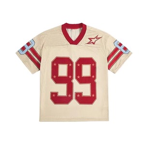 Ensemble de maillot de football américain pour homme, tissu confortable et respirant, léger, séchage rapide, vêtements de sport pour l'entraînement et les matchs - Product Image 2