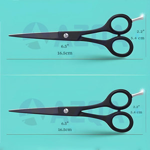 Tijeras de Peluquería Profesionales de Acero Inoxidable de Alta Calidad con Recubrimiento Negro de 6.5 Pulgadas para Corte de Cabello - Product Image 6