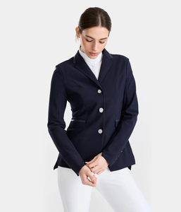 Chaqueta de competición ecuestre premium para mujer, suave, de ajuste equilibrado, transpirable, duradera, para espectáculos ecuestres. - Product Image 3