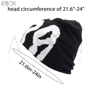 OEM ODM <b>Wool</b> Acrylic Knit Skull Winter Warm Streetwear Design Good Supplier New Arrival Trendy Product Casual Unisex <b>Beanies</b> - Product Image 3