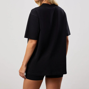 Camiseta de Manga Corta para Mujer con Logotipo Personalizado al por Mayor, Corte Regular, Tejido de Punto, Ecológica, Transpirable, de Secado Rápido, para Verano - Product Image 2