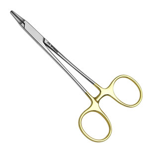 Porte-aiguille Mini Ryder en acier inoxydable, manuel, pour chirurgie laparoscopique, à tête droite ou coudée, type lourd, haute qualité, CE - Product Image 1