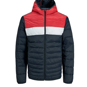 Men Puffer <b>Jackets</b> OEM Custom Design Hooded Warm Causal Street Wear Fashion Quilted Padded Coat Outerwear Men's Puffer <b>Jacket</b> - Product Image 1