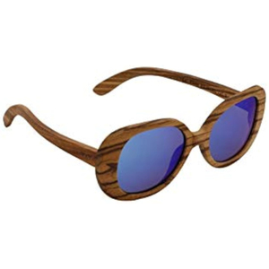 Custom Logo Polarized <b>Round</b> Wooden <b>Sunglasses</b> Men Women Eco Friendly Handcrafted Natural Bamboo Wood Frame Eyewear Protected - Product Image 3
