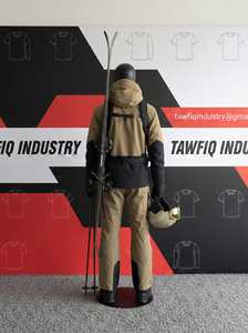 Traje de Esquí de Dos Piezas, Estilo Casual, Personalizado, Impermeable, Cortavientos, Transpirable, de Alta Calidad, 100% Poliéster, Estilo Monteec, para Invierno - Product Image 4