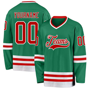 Maillot de hockey sur mesure, vêtements de sport de hockey sur glace personnalisés, vêtements d'équipe respirants, vente en gros - Product Image 2
