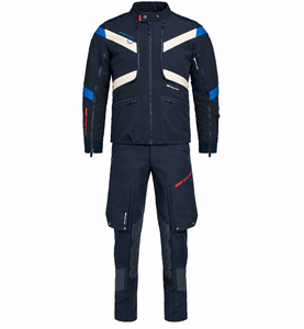 ชุดขับขี่มอเตอร์ไซค์ BW รุ่น GS Trophy GORE-TEX สีน้ำเงิน สำหรับผู้หญิง ผลิตจากผ้า Cordura 3 ชั้น สำหรับการเดินทาง/ขับขี่ออฟโรด 4 ฤดู กันน้ำ เหมาะสำหรับการผจญภัย/ขับขี่แบบ Enduro ได้รับมาตรฐาน CE - Product Image 1
