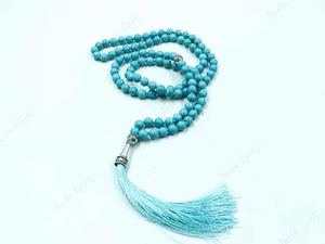 Tasbih artisanal éco-responsable en résine époxy, 33 perles, motif bouddhiste noir et or, porte-clés, décoration d'intérieur, Misbaha avec pompon - Product Image 2