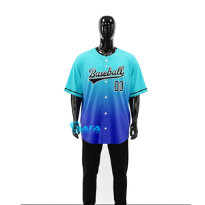 Maillot de baseball personnalisé pour homme, bleu marine, rouge, blanc, nom d'équipe 00, imprimé à l'écran, maille respirante, manches courtes, coupe classique, adulte, toutes saisons - Product Image 1