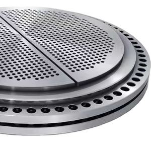 ताप विनिमायक कार्बन स्टील, डुप्लेक्स स्टेनलेस स्टील, टाइटेनियम ट्यूब शीट फ्लैंज के लिए अनुकूलित एस्म S266 ग्राम 2/S105 ट्यूब शीट - Product Image 1