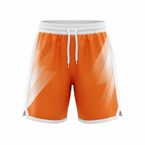 Factory Direct Bulk Order <b>Men's</b> Sports Shorts Full Dye Sublimation Fitness Training Activewear Custom Logo - Product Image 5