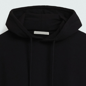 Hoodie sans manches unisexe de haute qualité 100% coton brodé, coupe ample surdimensionnée avec poche, logo personnalisé imprimé, couleur unie - Product Image 5
