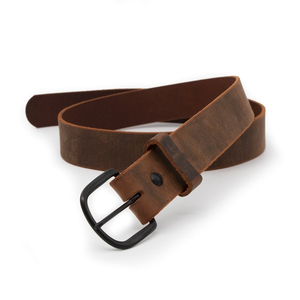 Cinturón de Cuero Genuino Personalizado de Moda MAKUM INTERNATIONAL para Hombre, Hebilla de Metal Hecha a Mano, Duradero, Resistente, Longitud Personalizable - Product Image 3