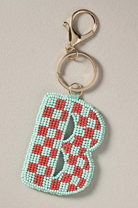 Porte-clés Écologique Perlé Motif Fleur Mignonne, Breloque de Sac, Pendentif de Voiture, Cadeau pour Femme, Artisanat en Perles de Rocaille, Anniversaire de Mariage - Product Image 2